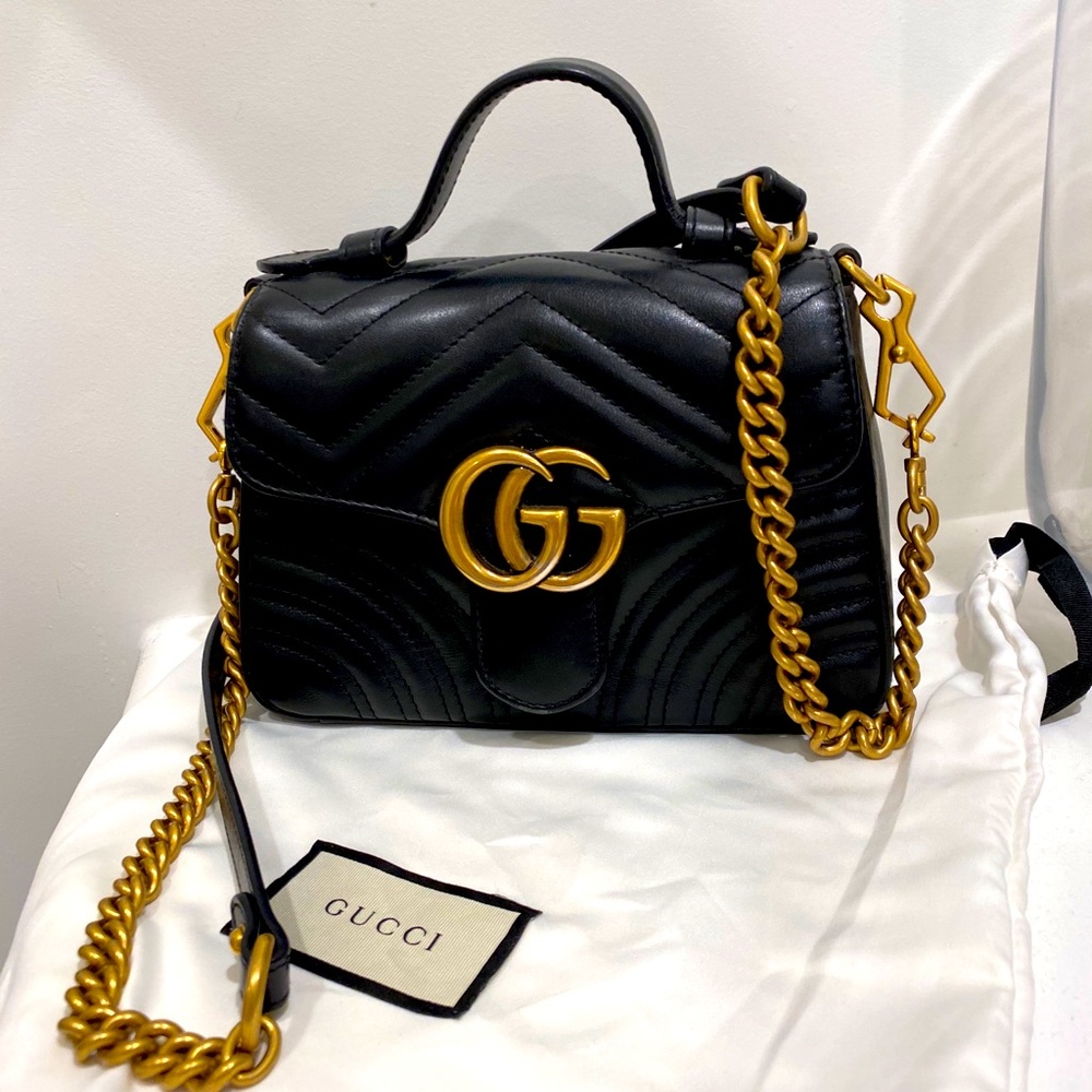 Gucci GG Marmont mini top handle bag